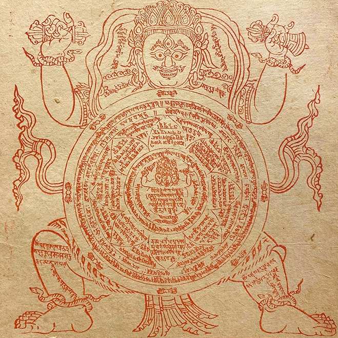 Ancient Buddhist illustrations