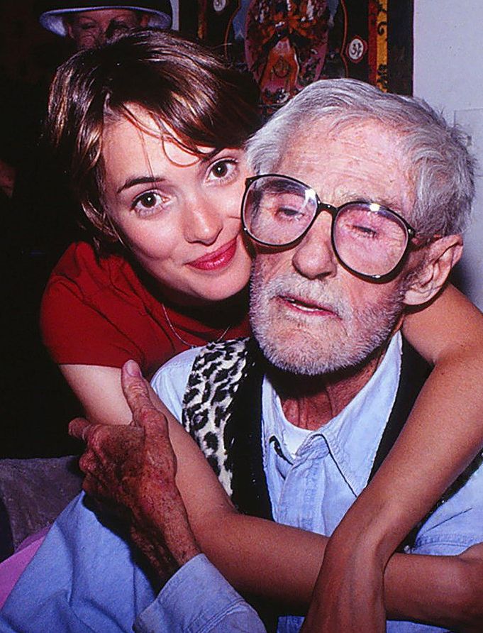 Tim Leary and Winona Ryder